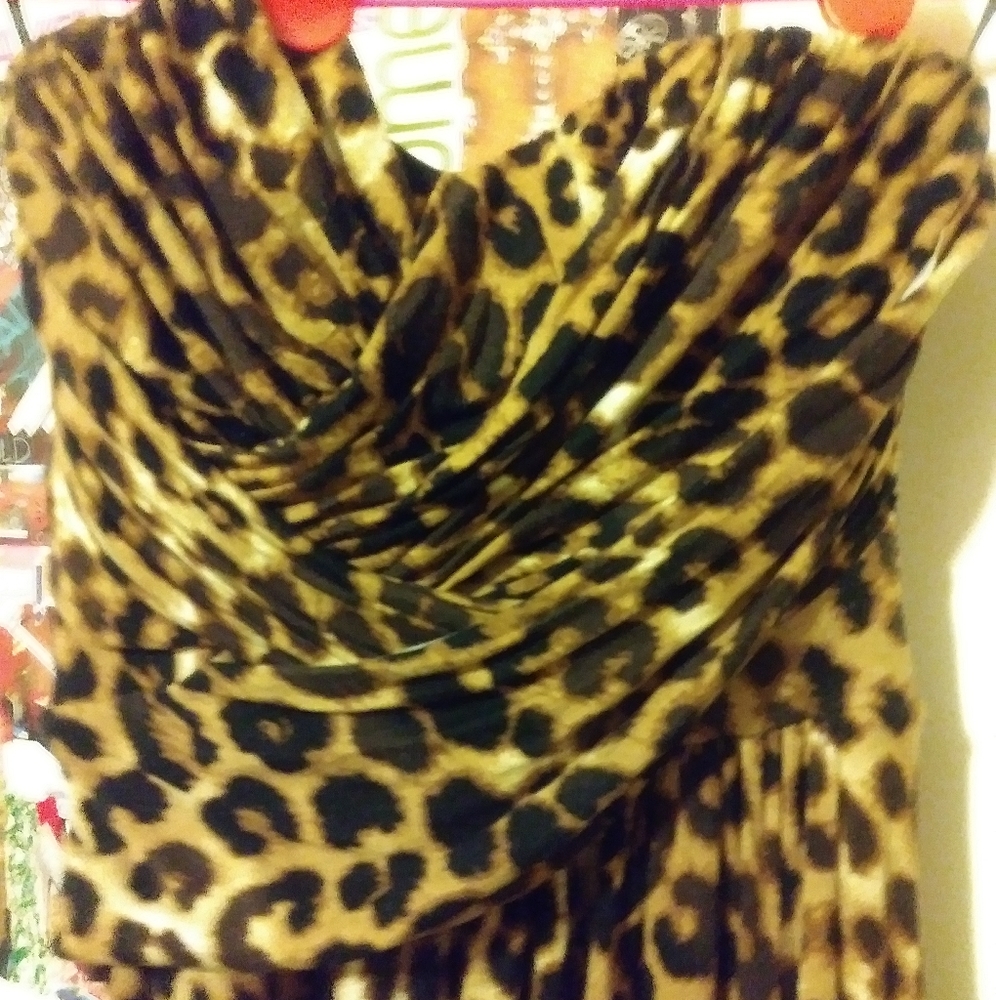 Elegant cheetah dress